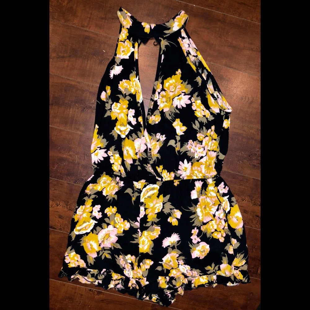 Small Floral Romper